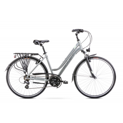 Trekingový bicykel 28 Romet Gazela 1 M 28" svetlo grafitový hliník 17"